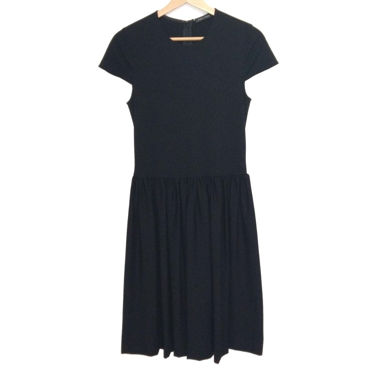 美品 ヨーコチャン YOKO CHAN ワンピース 38 黒 yoko chan 38の通販