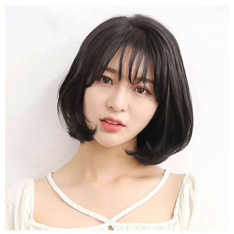 ミディアム丈 ナチュラルヘアライン