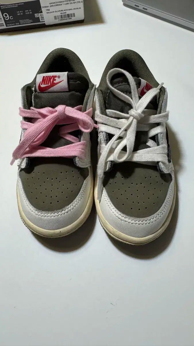 NIKE ナイキ ジョーダン トラヴィス スコット オリーブ 幼児 150mm