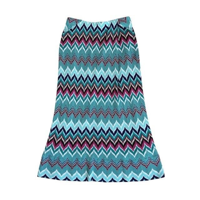 中古 ミッソーニ MISSONI ニットスカート クリーニング済み