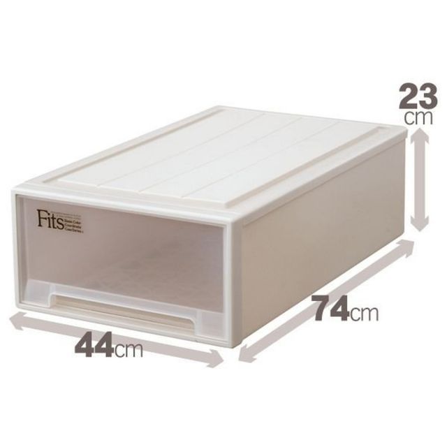 天馬|tenma フィッツケースロングL CAP 箱売り3入 衣装ケース 引き出し 収納 ロング 押入れ用 耐久性 収納ケース