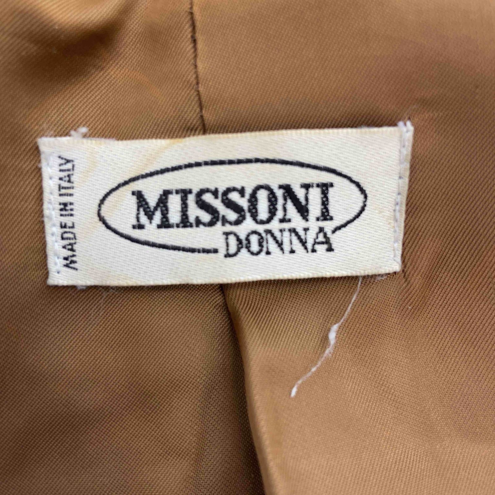 ミッソーニ　ジャケット MISSONI ミッソーニ レディース ノーカラージャケット チェック
