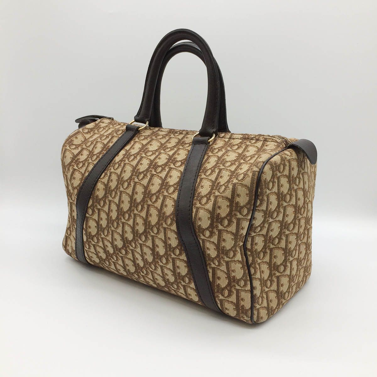 Christian Dior クリスチャンディオール トロッター ボストンバッグ