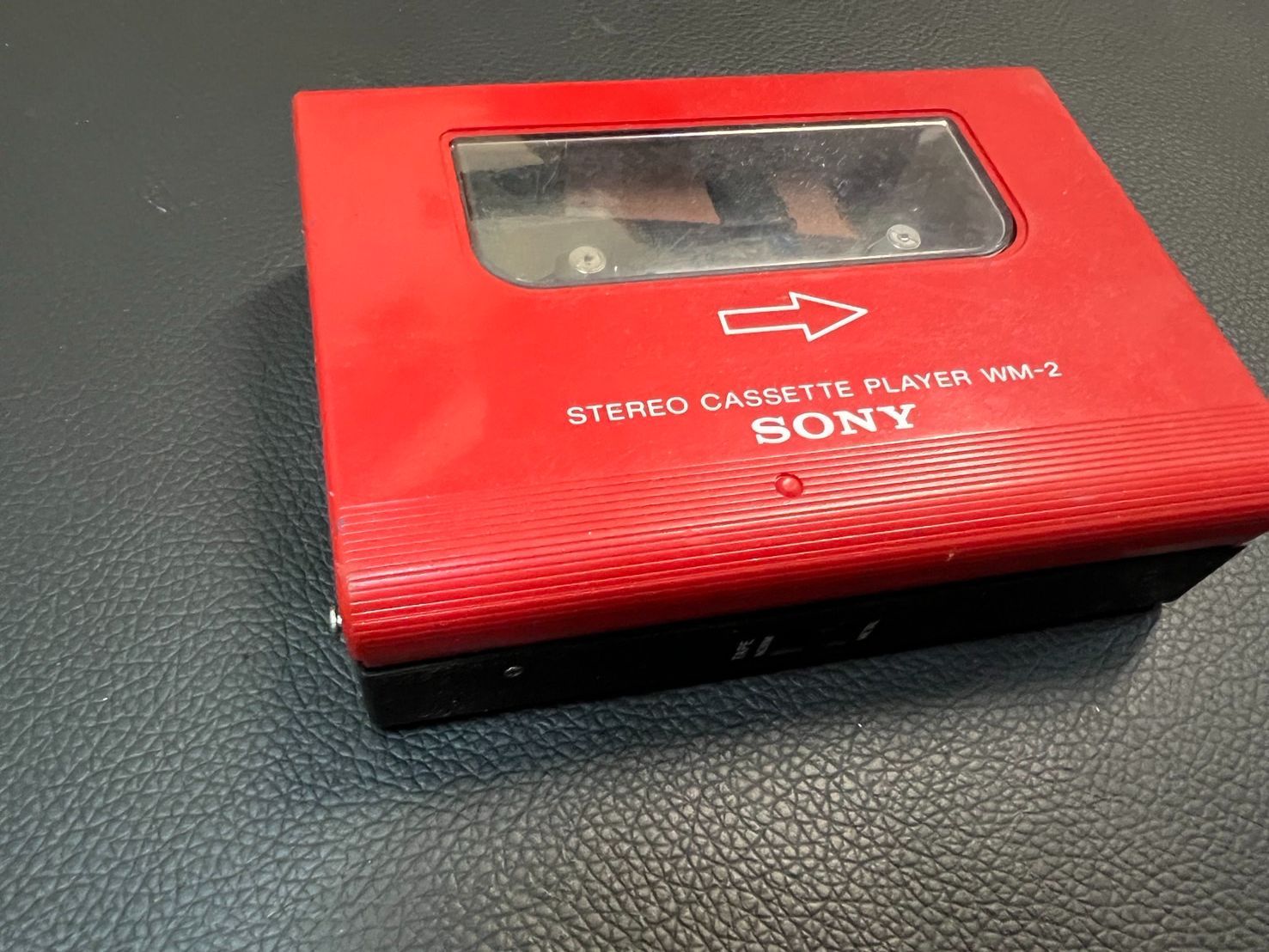 SONY ウォークマン II WM-2 レッド 昭和レトロ カセットプレーヤー