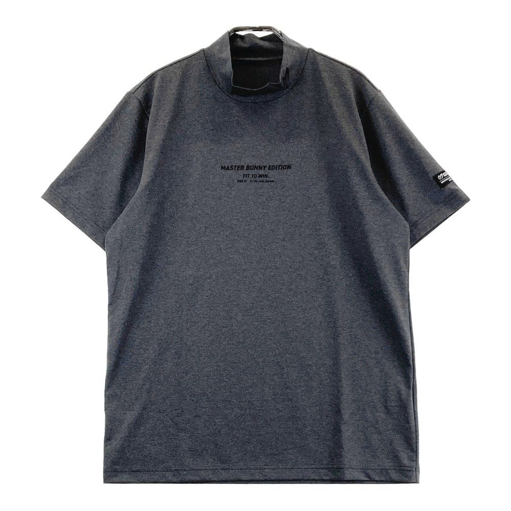 サイズ：5 MASTER BUNNY EDITION マスターバニーエディション 2022年モデル ハイネック 半袖Tシャツ  グレー系 [240101314919]# ゴルフウェア メンズ ストスト
