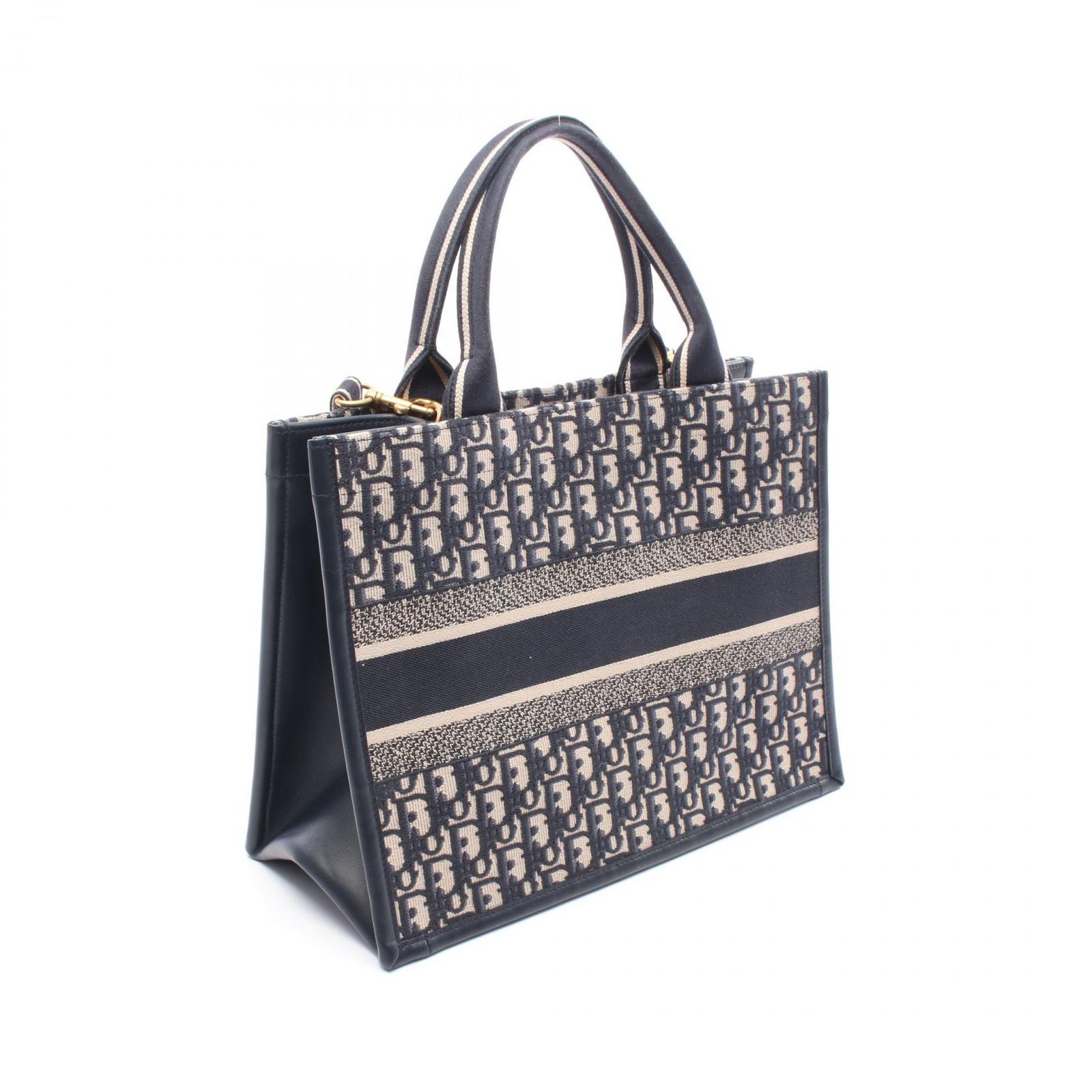 即日発送◾️DIOR トートバッグ ネイビー ミディアム ネイビー（紺）系 Dior BOOK TOTE(ディオール ブックトート