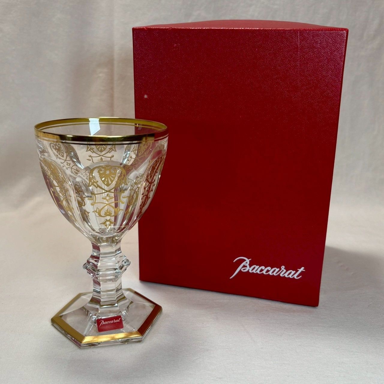 Baccarat ワイングラス アルクール エンパイア バカラ 金彩|No 333