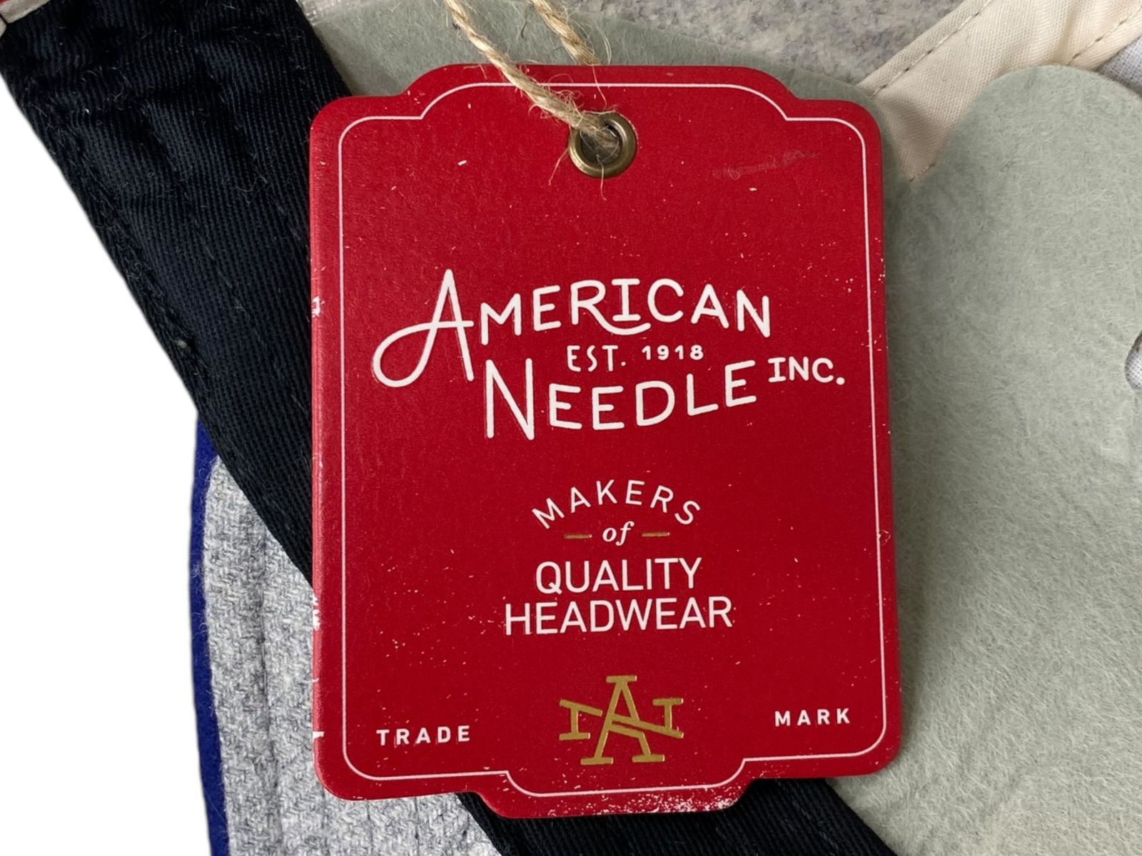 AMERICAN NEEDLE (アメリカンニードル) ウールベースボールキャップ フェデラル・リーグ ブルックリン・ティップトップス SMU670A-BTT F グレー×ネイビー メンズ/009