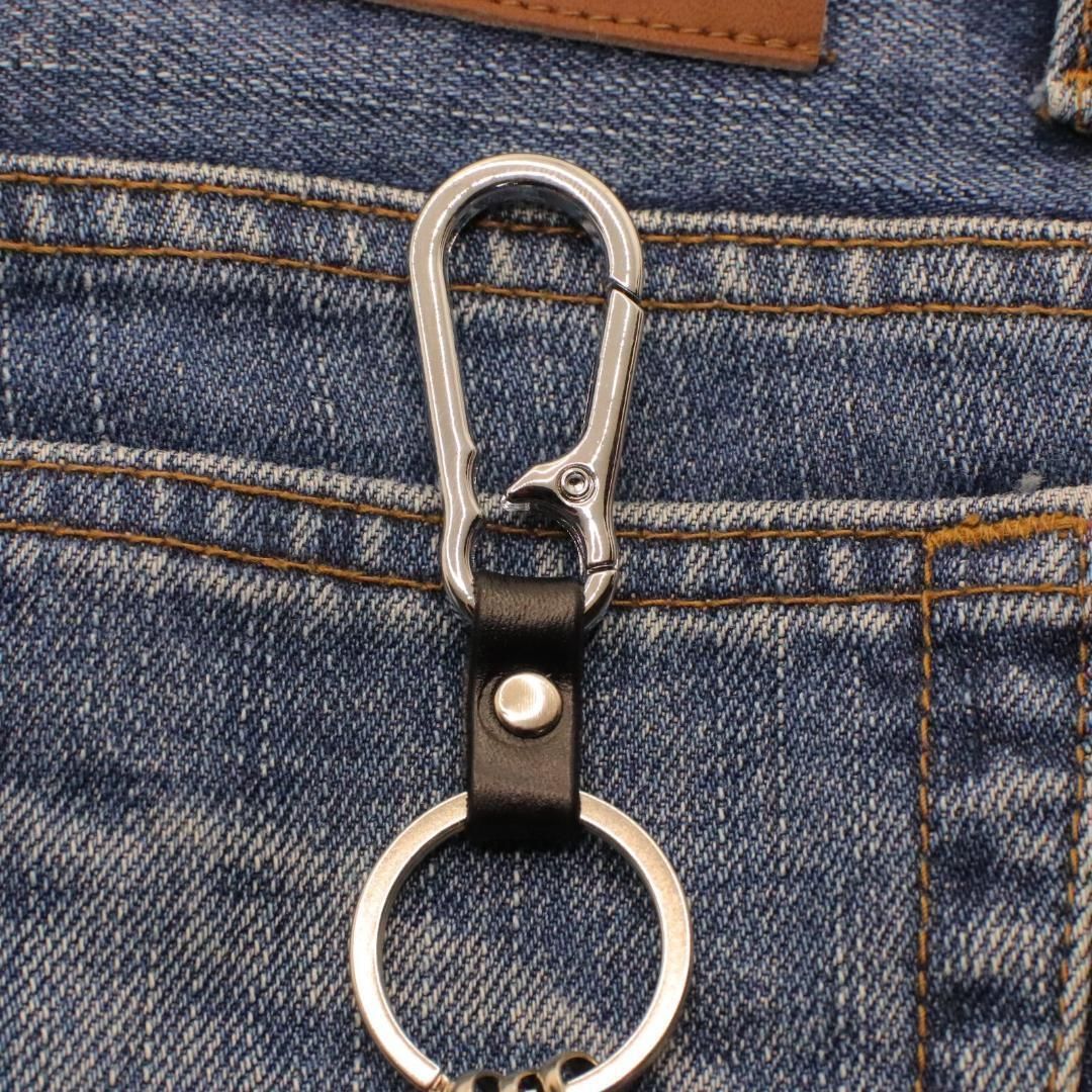 アメカジ　ヴィンテージウォレットチェーン ヴィンテージ ウォレットチェーン アメカジ カラビナ 牛革