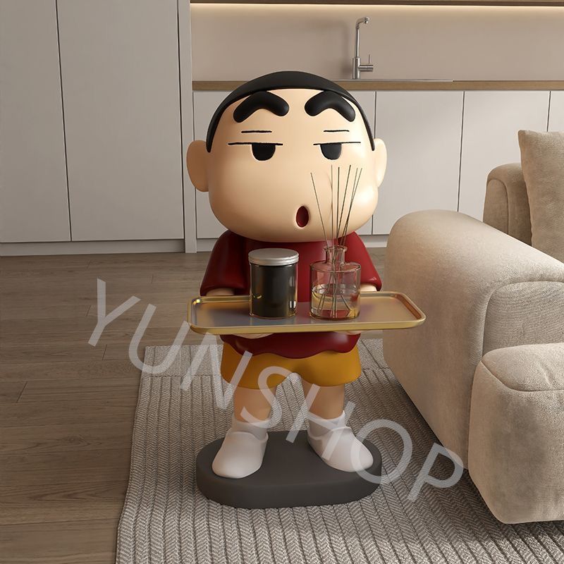 クレヨンしんちゃん ぶりぶりざえもん サイドテーブル 50cm クレヨン