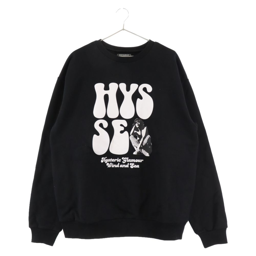 WIND AND SEA (ウィンダンシー) 23AW×HYSTERIC GLAMOUR WDS CREW NECK