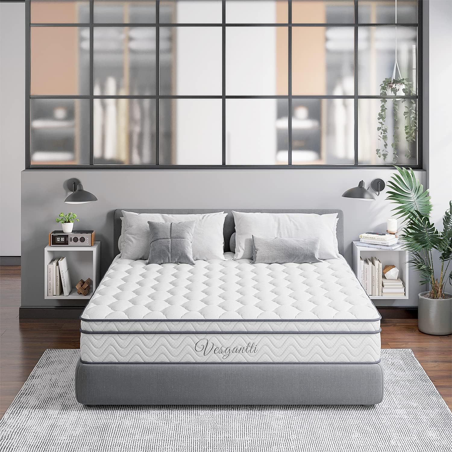 開封・未使用】Vesgantti マットレス シングル ベッドマットレス 寝具