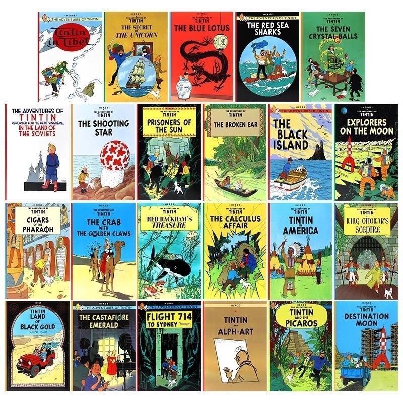 良質 of adventures the 洋書 TinTin 新品 23冊 洋書 - 洋書