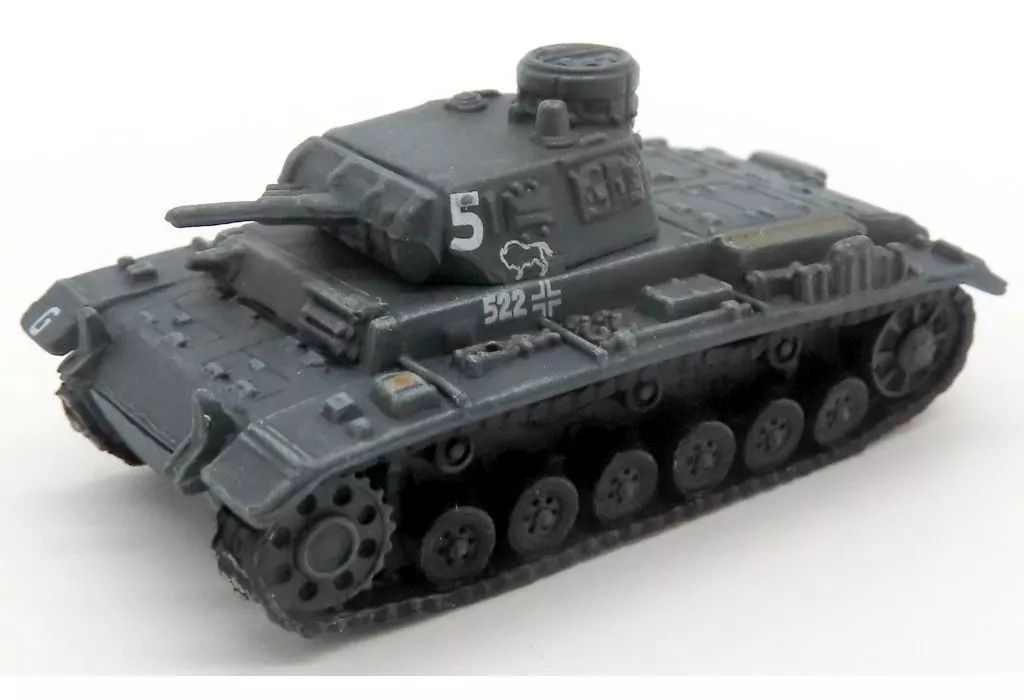 中古】ミニカー III号戦車E型 第10戦車師団 第7戦車連隊(ジャーマン