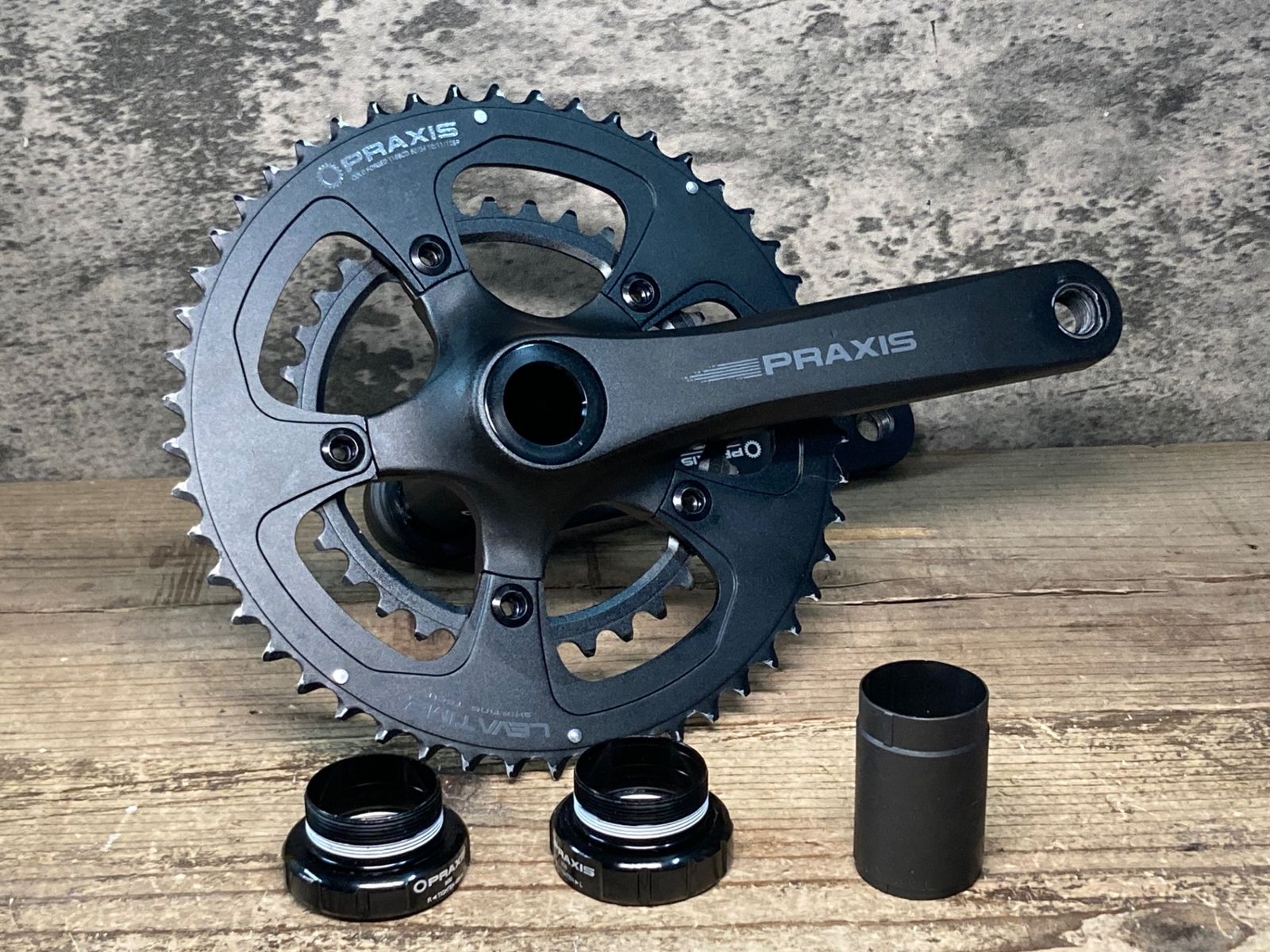 プラクシスワークス　ALBAクランクセット165mm/50-34・BBセット プラクシスワークス ALBAクランクセット165mm/50-34・BBセット