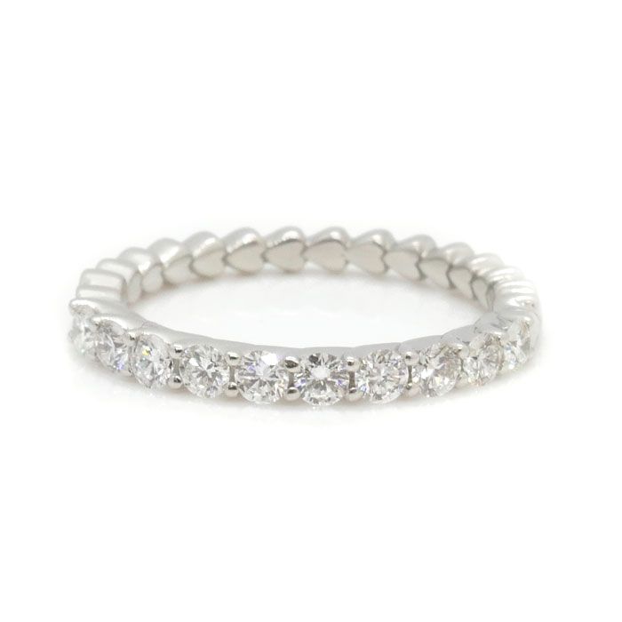 STAR JEWELRY スタージュエリー Pt950プラチナ ハート ハーフ 