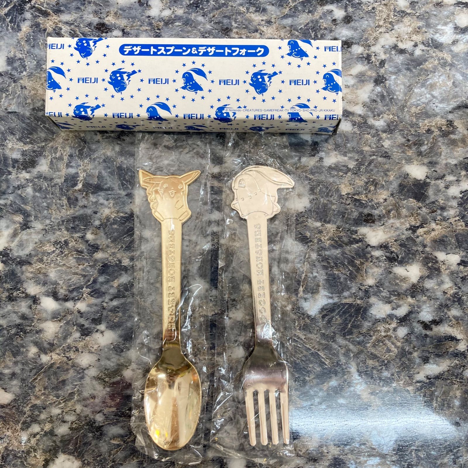 明治 新品未使用5点セット】ポケットモンスター ポスター スプーン