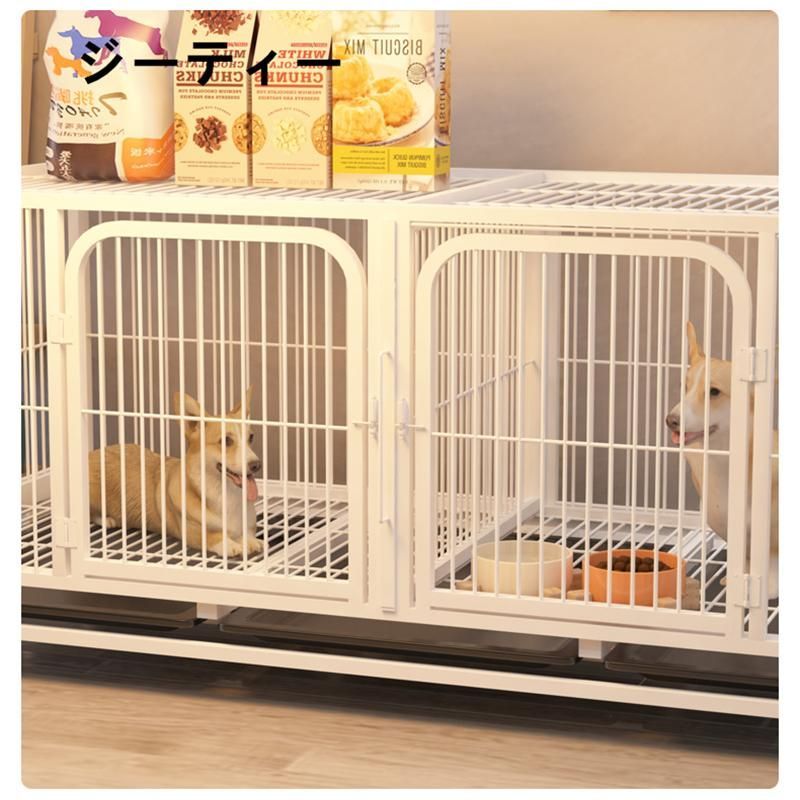 相反する2匹の犬を引き離すことができる 犬のケージ