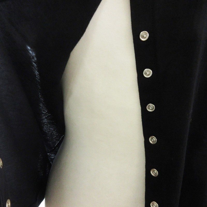 アニエスベー agnes b. プレッション カーディガン 薄手 コットン 無地 黒 ブラック T2 ■FF レディース アニエスベー agnes b. プレッション カーディガン 薄手