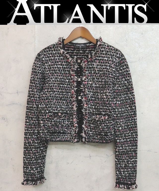 広尾店 シャネル CHANEL 24|25AW ツイードジャケット size36 P77940 16355