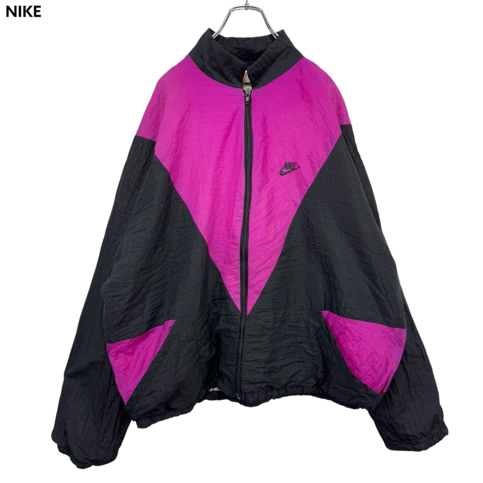 ナイキ NIKE 90s ナイロン ジャケット パーカー コート 刺繍 ロゴ 90s
