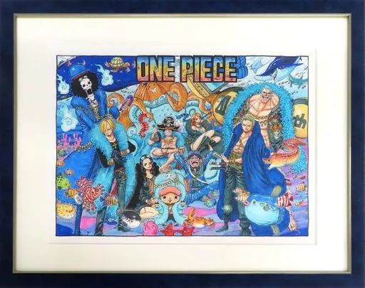 ★ワンピース　高級複製原画　中古品★ ONE PIECE』額装高精細複製原画 BD4－JF: イラスト