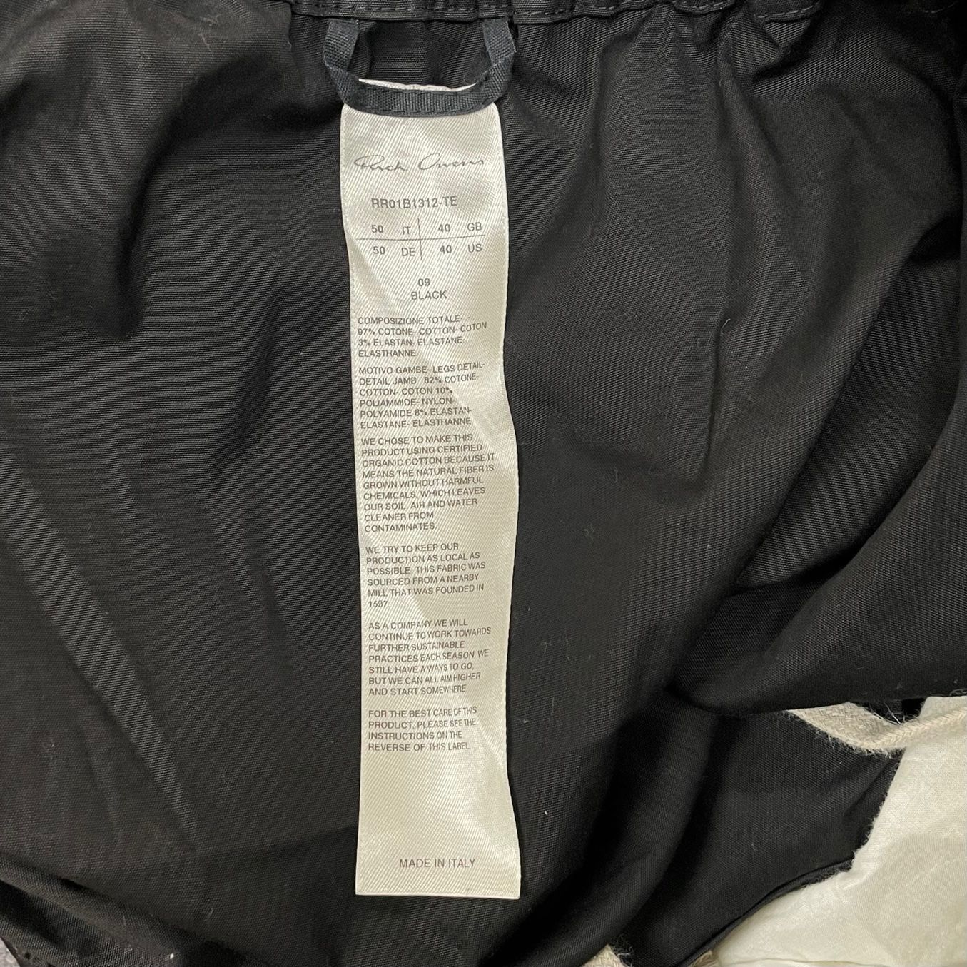 国内正規 Rick Owens 22SS ELASTIC SPARTAN BOXERS エラスティック