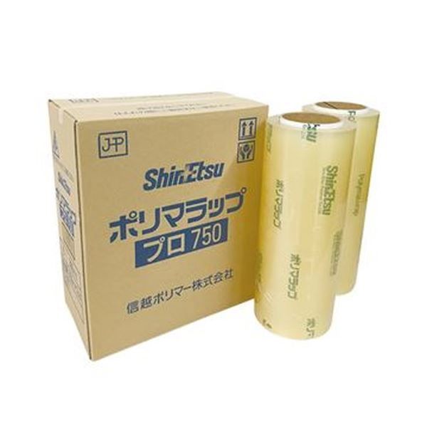 まとめ 信越ポリマー ポリマラップ プロ750 30cm×750m 1箱 2本 ×3セット