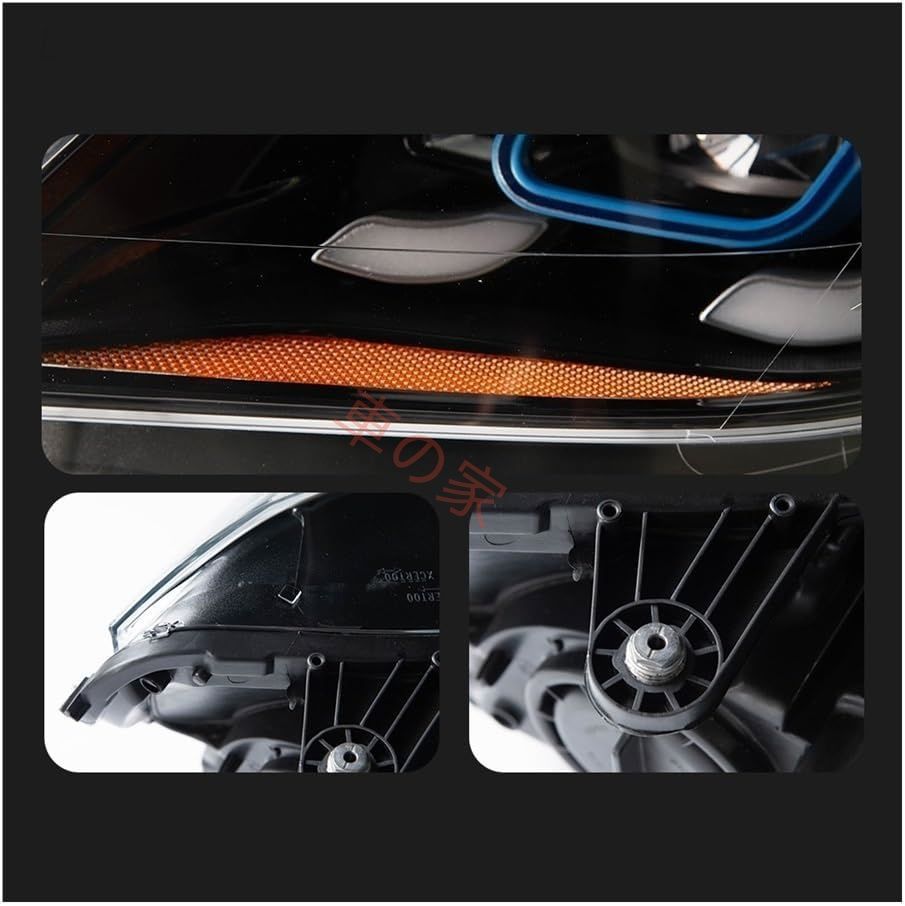 メルセデスベンツ Eクラス W212 2009-2013 ヘッドランプアセンブリアップグレード ダイナミックシグナル DRL 自動車ヘッドライト照明アセンブリ ペア交換用 FFCRYSTALESIA_COM