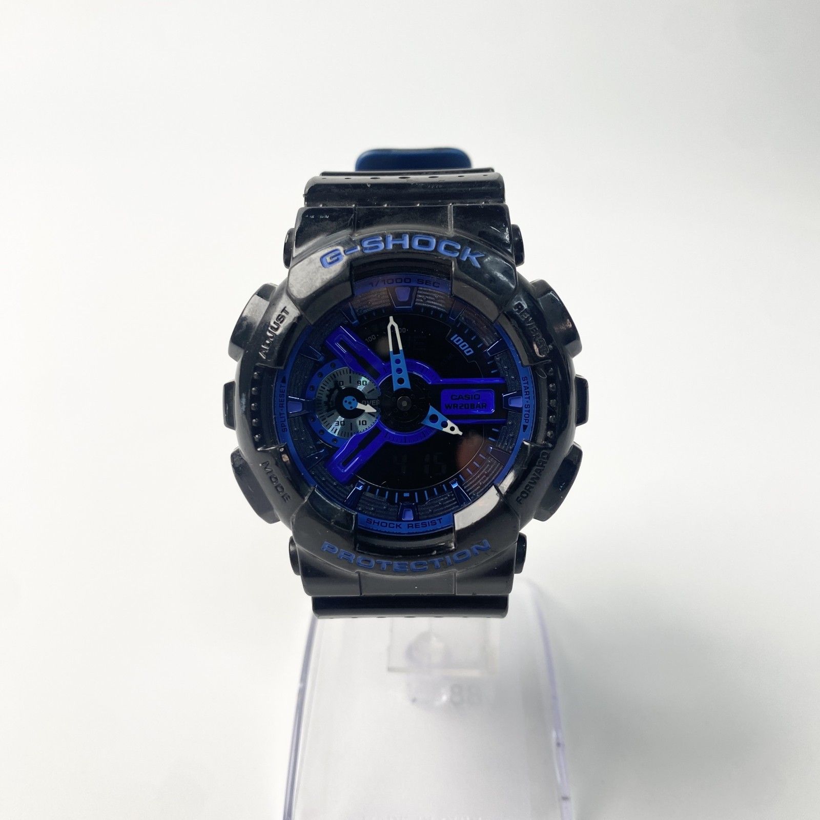 カシオ]CASIO 腕時計 G-SHOCK BLACK×BLUE Series 世界6局電波対応