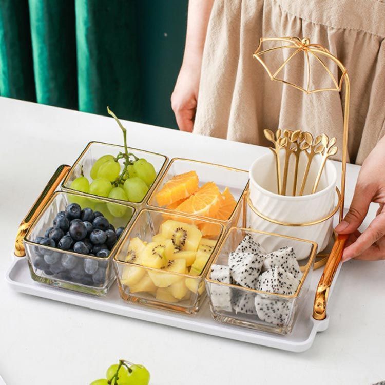 『3年保証』 新品 【18点（小鉢*5+蓋*5+トレー*1+ピック*5+ピックケース*1+鉢 食器