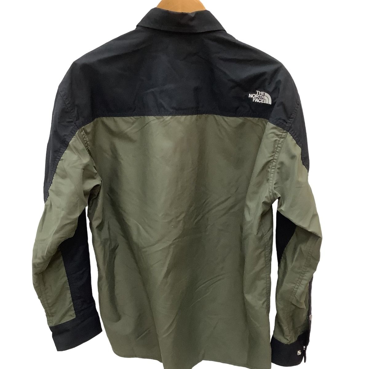 ♪♪THE NORTH FACE ザノースフェイス ロングスリーブヌプシシャツ SIZE M NR11961 カーキ