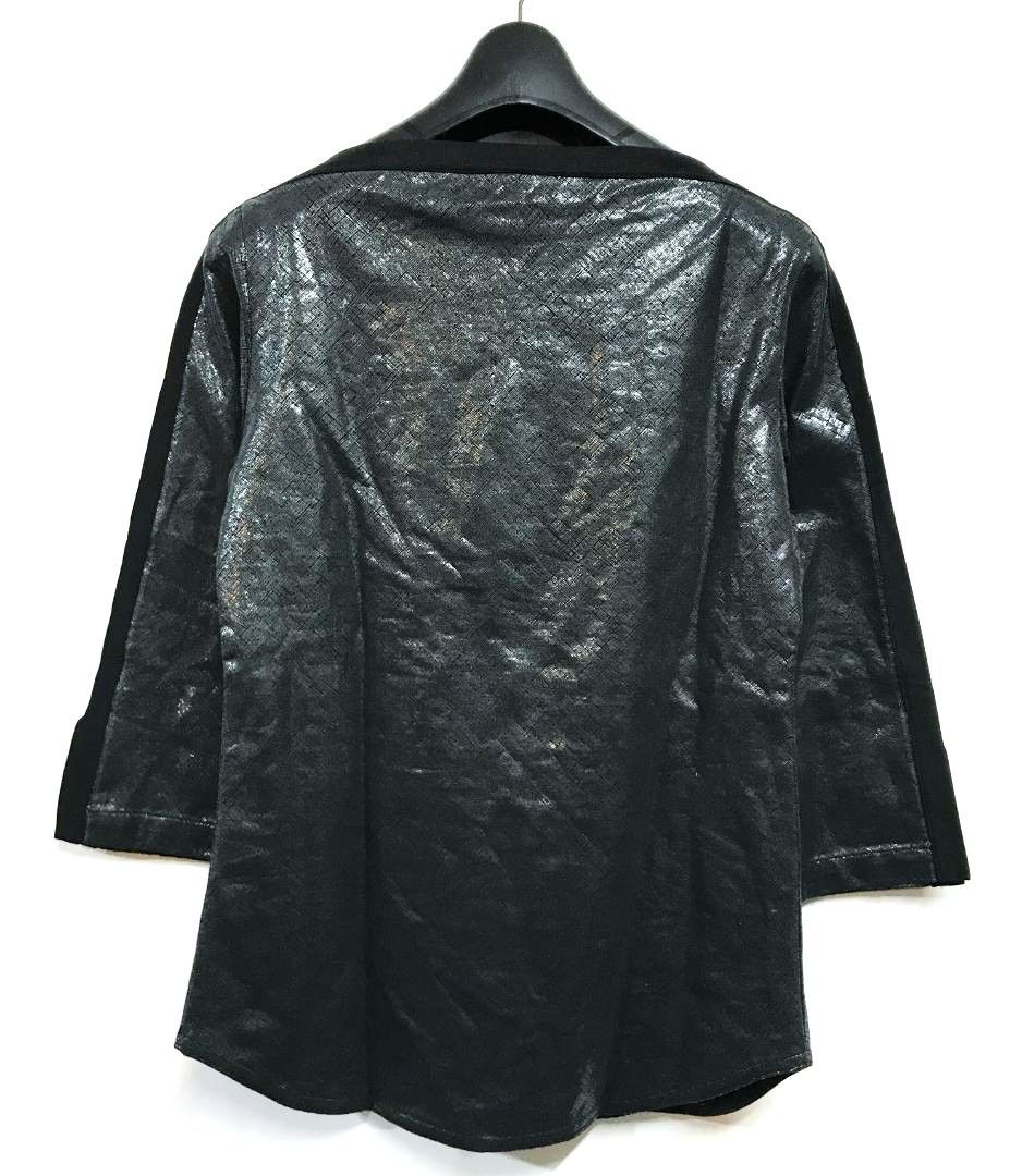 b*y様 VERONIQUE BRANQUINHO 長袖カットソー ブラック/グ ベルギー製 VERONIQUE BRANQUINHO｜ヴェロニクブランキーノ 7分