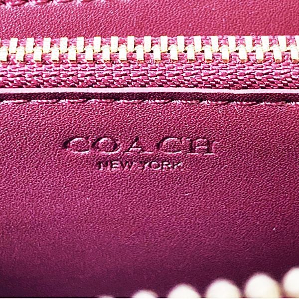 COACH コーチ 長財布 ヴァーシティ モチーフ CB856 ブラウン