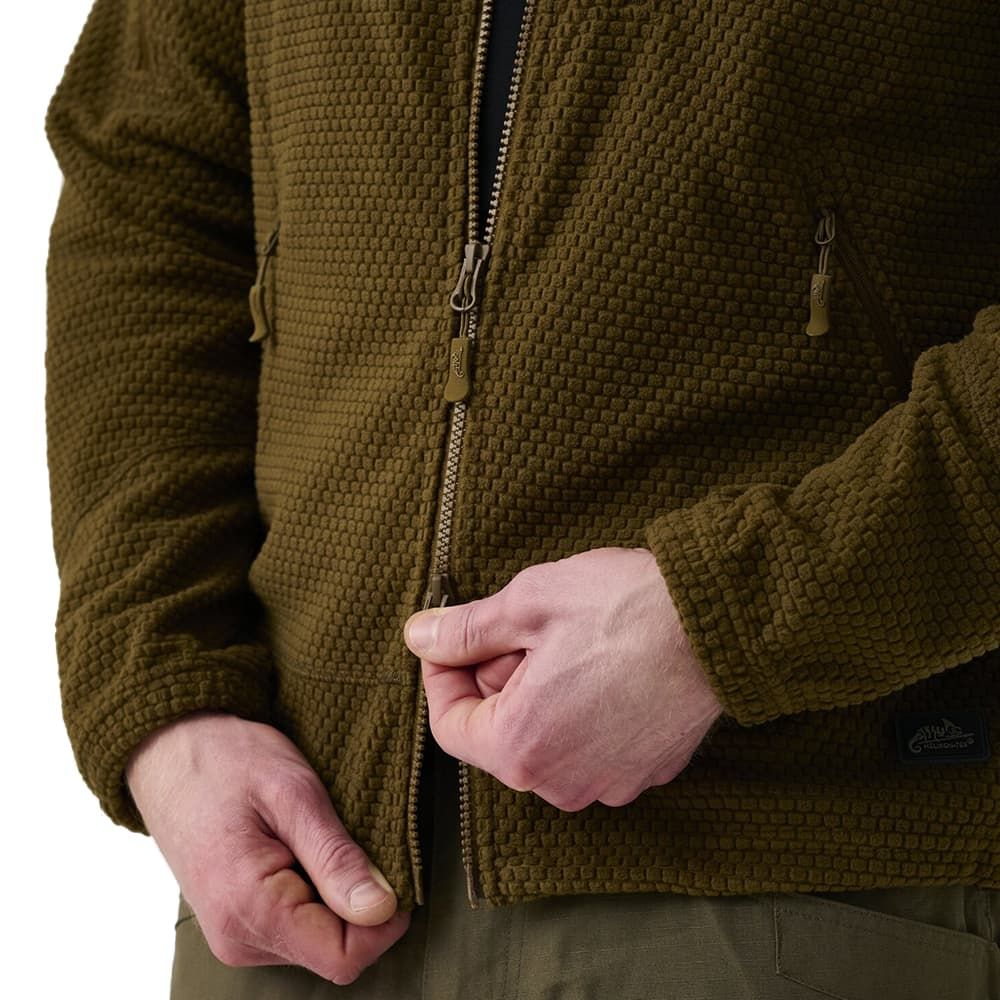 HELIKON-TEX ジャケット ALPHA TACTICAL JACKET グリッドフリース BL