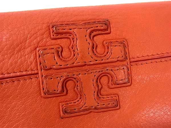 TORY BURCH トリーバーチ レザー 二つ折り 長財布 ウォ小銭入れ