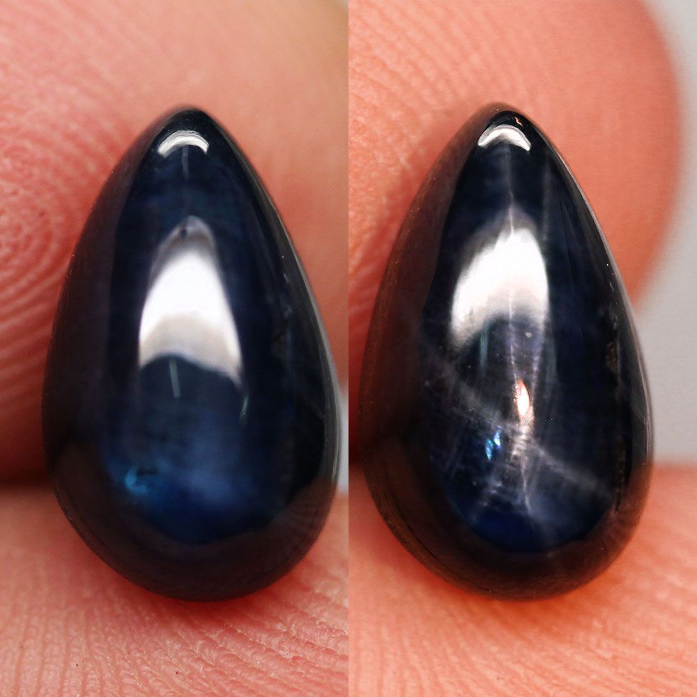 天然大粒スターサファイアルース 7.77ct:8534】タイ産 Natural 6Rays Star Sapphire 裸石 宝石 鉱物 コランダム  jewelry Thailand - メルカリ