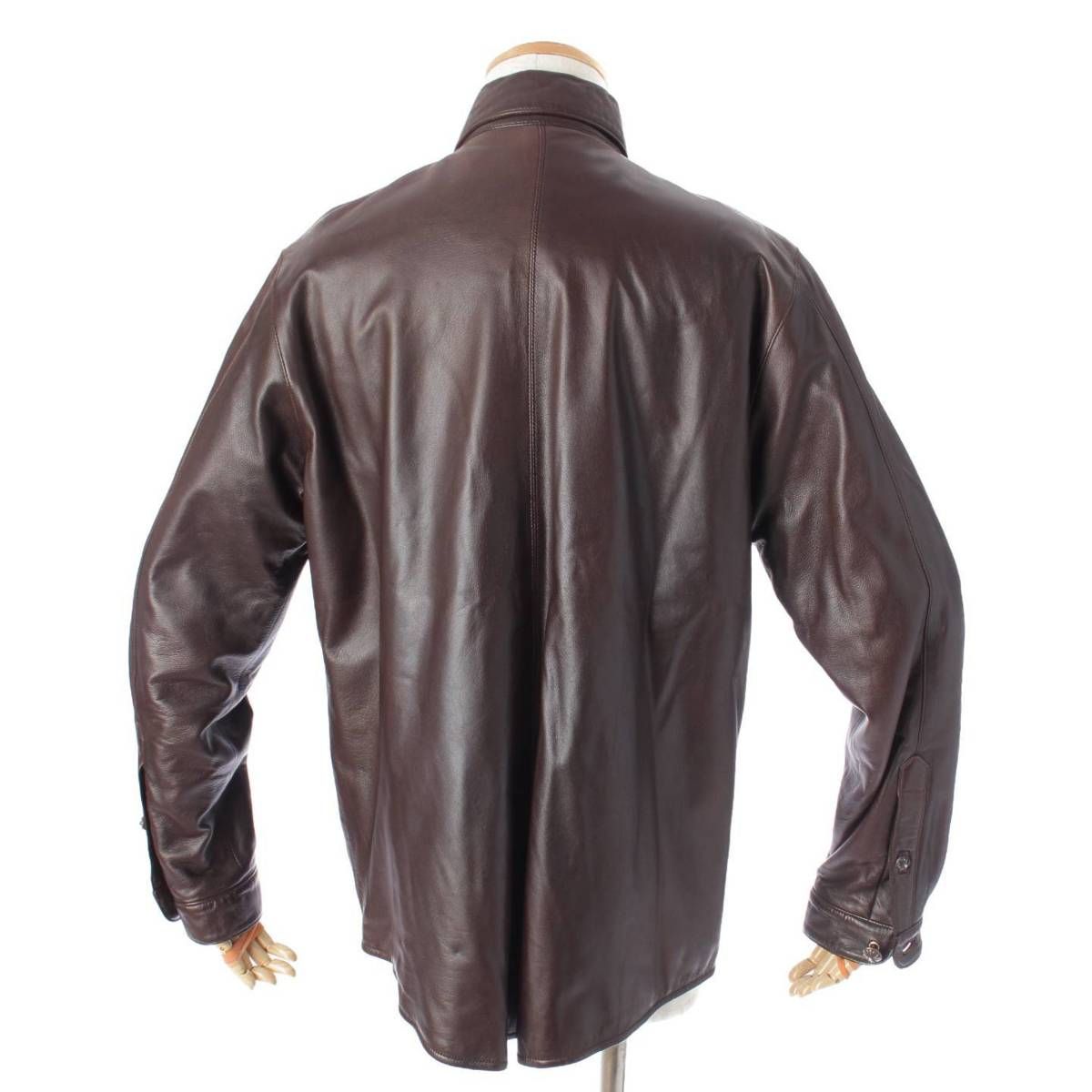 正規品 CHROME HEARTS クロムハーツ レザーシャツ 希少