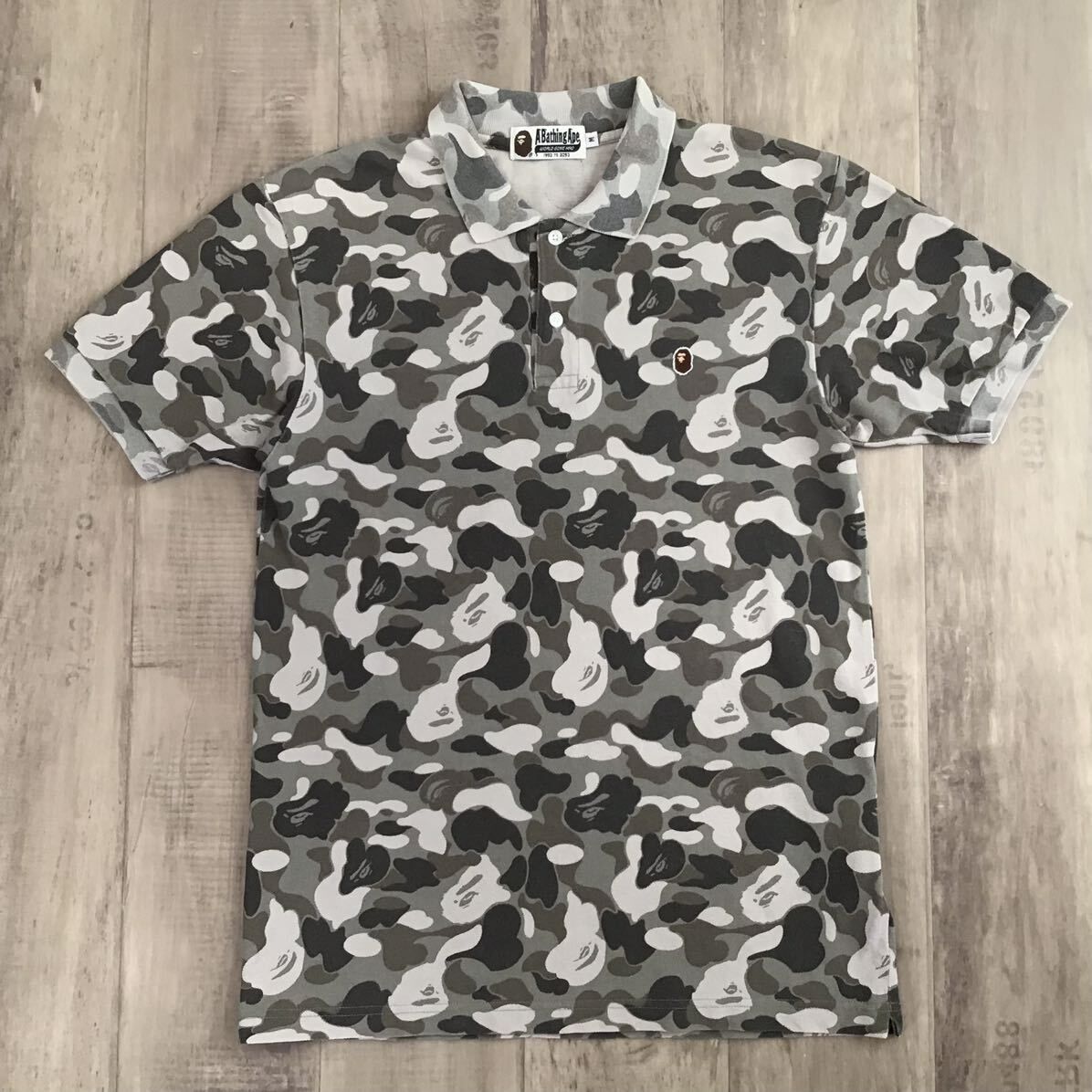 A Bathing Ape カモフラージュ ポロシャツ M