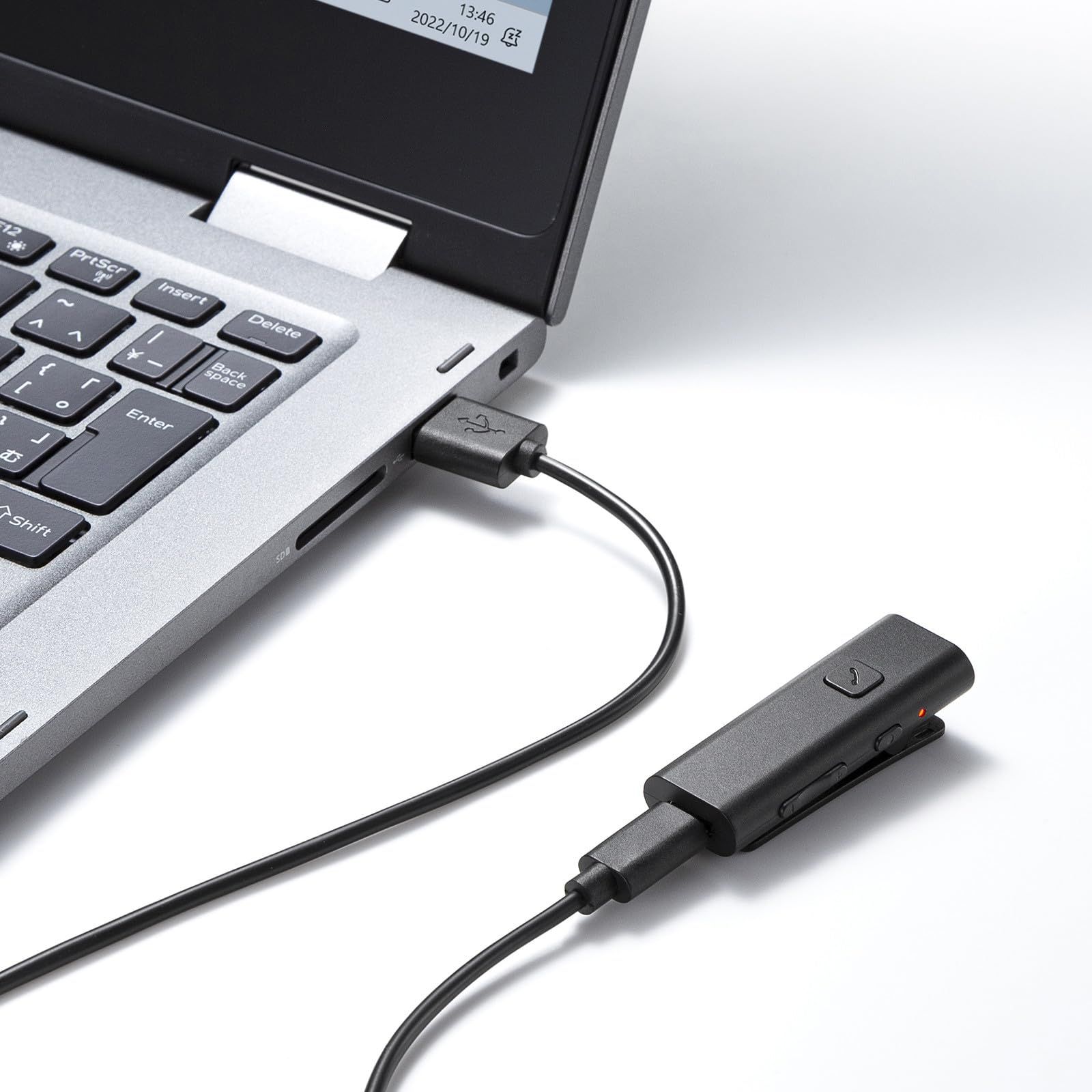 【3個】　サンワサプライ Bluetoothクリップ式マイク　MM-BTCL1 サンワダイレクト本店 サンワサプライ【オフィス・PC周辺通販】