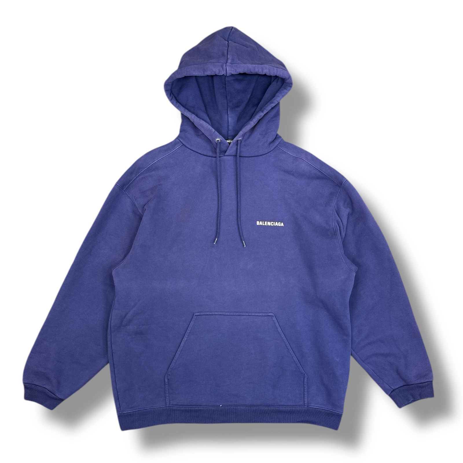 国内正規 BALENCIAGA 20AW Black Logo Hoodie バックロゴフーディー