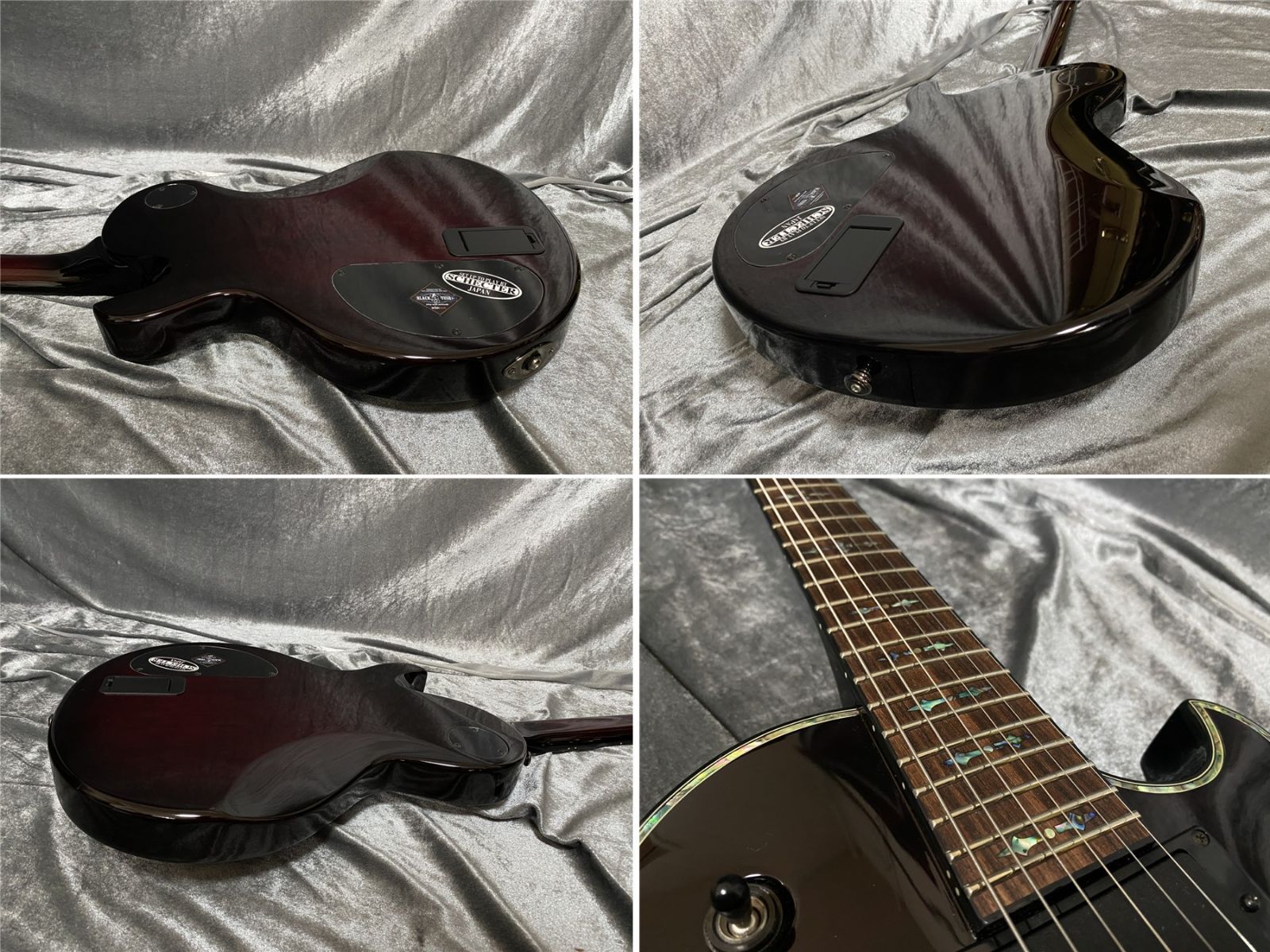 美品 Schecter AD-SOLO-6-HR EMGピックアップ搭載 コイルタップ付きの