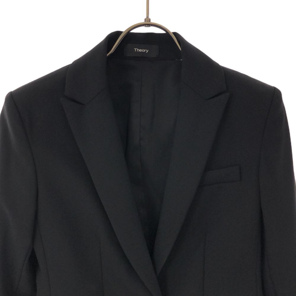セオリー 長袖 テーラードジャケット 0 ブラック Theory レディース