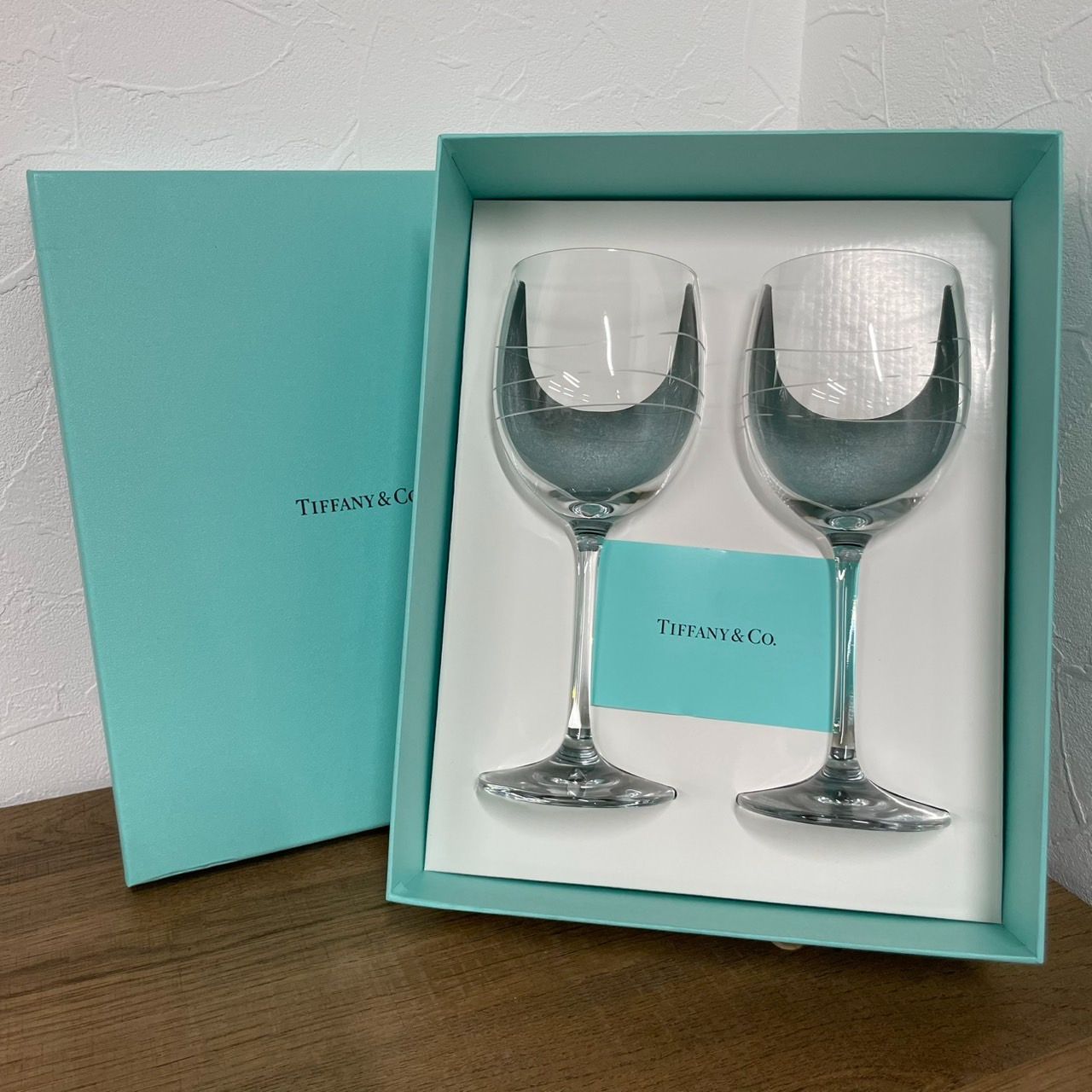 TIFFANY】カデンツ ワイングラス セット ペア TIFFANY&Co TIFFANY】カデンツ ワイングラス セット ペア TIFFANY&Co