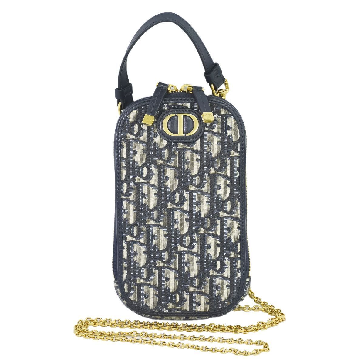 Dior うとき ディオール ロングウォレット ショルダーバッグ フォン 