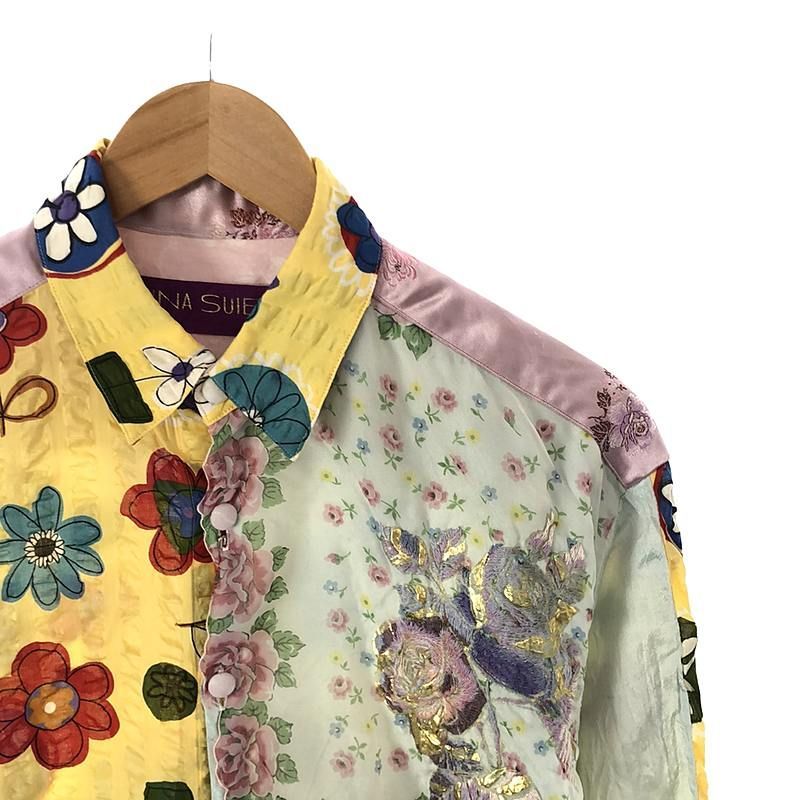 SINA SUIEN / シナ スイエン | 2022 | 刺しゅう百花子 ドレスシャツ | マルチカラー | レディース SINA SUIEN / シナ スイエン | 2022 | 刺しゅう百花子 ドレス