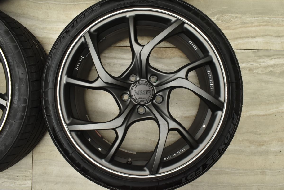 【鍛造1ピース】RAYS VERSUS MODE FORGED C-01 19in 8.5J +43 PCD114.3 トーヨー プロクセス FD1 225/40R19 レクサス IS GS クラウン ノア