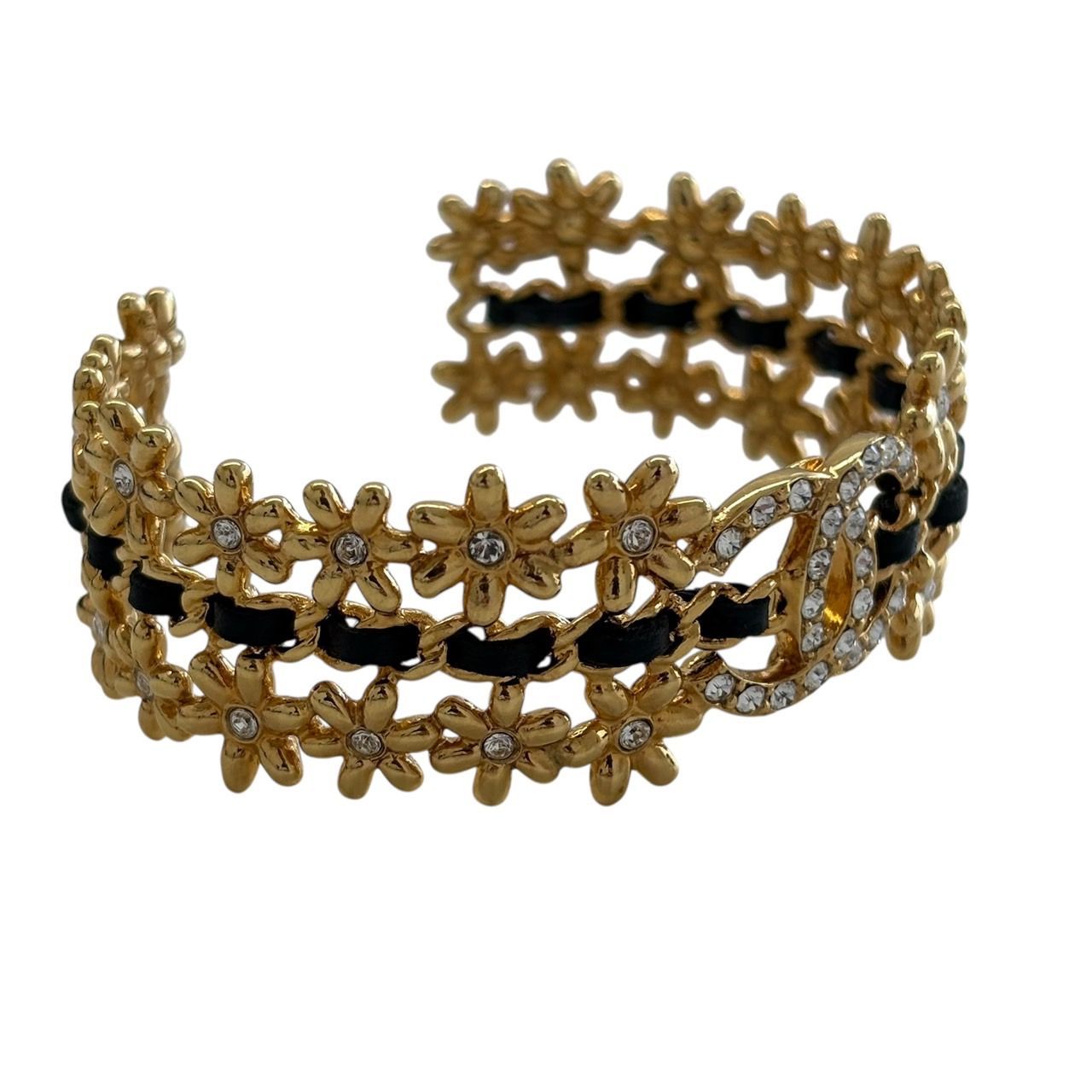 CHANELシャネル ゴールド ココマーク バングルブレスレット