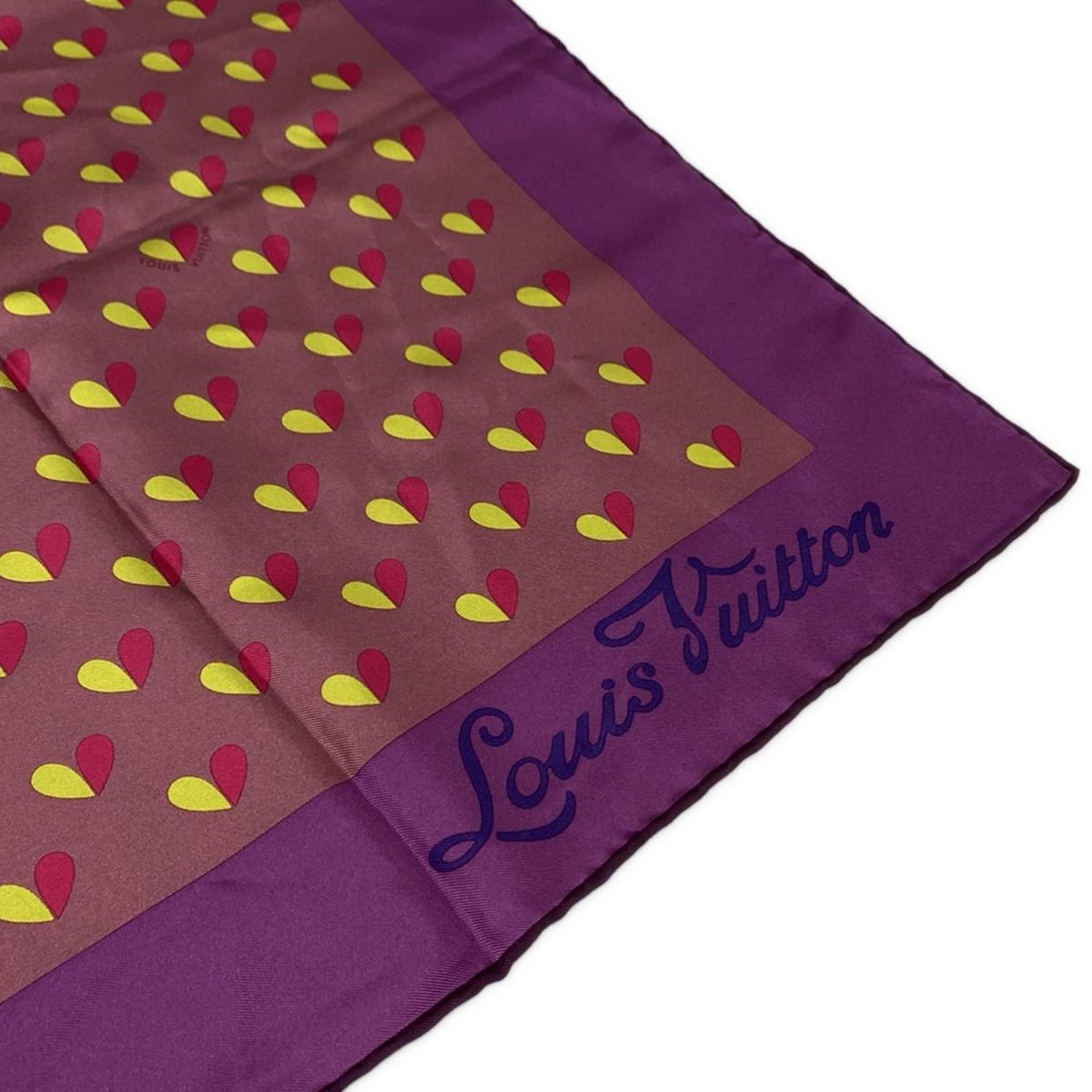 LOUIS VUITTON(ルイヴィトン) スカーフ美品 - パープル×グレー