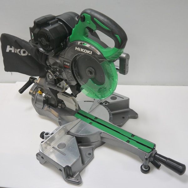 HiKOKI ハイコーキ 充電式卓上スライド丸のこ 刃径165mm 両傾斜 最大八寸切断 レーザーマーカー内蔵 蓄電池 充電器別売 チップソー黒鯱付 C3606DRB K NN